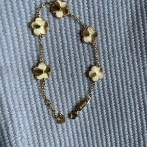 Gold Floral Bracelet